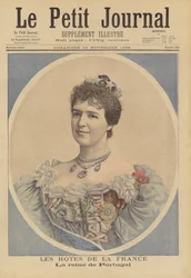 Guests of France: The Queen of Portugal